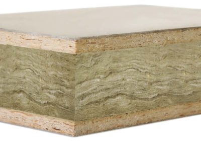 Lightwood – Pannello sandwich, lana di roccia, OSB T4