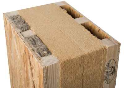 Tetto ventilato performante Ra-tvt = Pannello sandwich x tetti ventilati fibra legno, lana di pecora